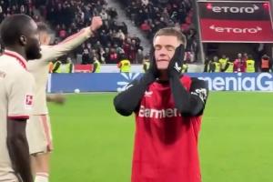 拜仁离输球就差几公分！近距离看维尔茨补时失良机