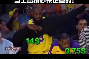 当老詹和布朗尼的工资按秒来计算时~