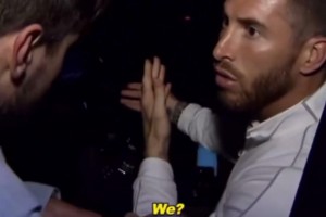 当皇马输球后，愤怒的球迷找到了球员发泄，直到遇上了拉莫斯