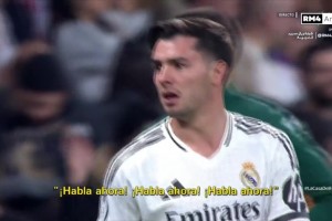 迪亚斯进球后对西蒙尼说：“说吧，你昨天说了很多，现在说吧”