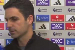 道心破碎！记者提问争冠15分分差，阿尔特塔直接扭头走人