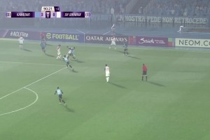 崩了！马尔西尼奥戏耍申花后防破门，申花总比分1-4落后