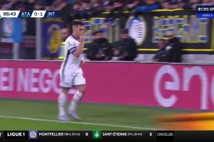 国米再下一城！巴雷拉送助攻，劳塔罗小角度爆杆破门！