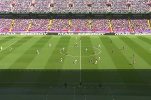 【集锦】西甲-莱万双响亚马尔造乌龙 巴萨4-1双杀赫罗纳3分领跑